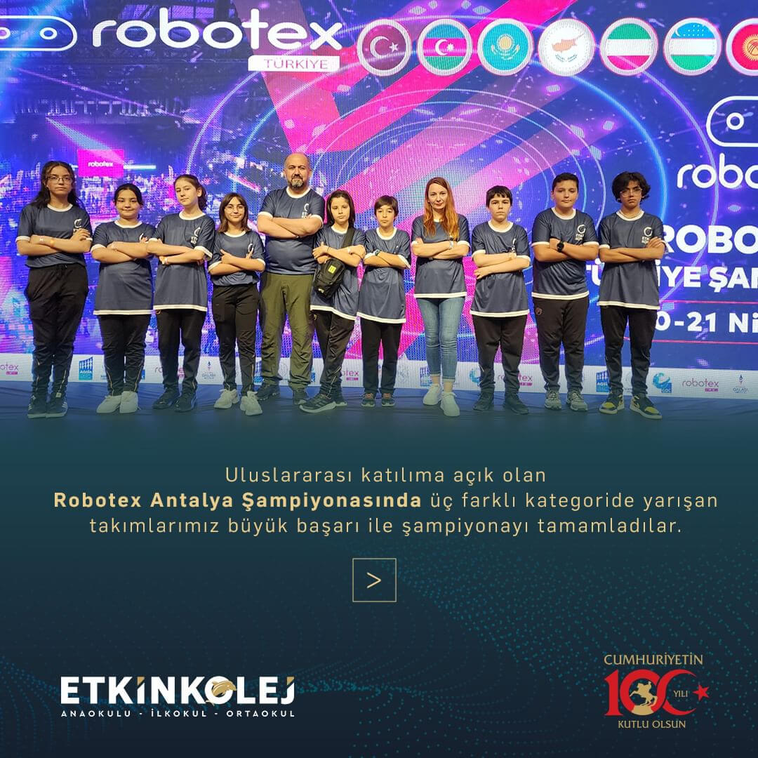 Etkin Kolej | Robotex Antalya Şampiyonası