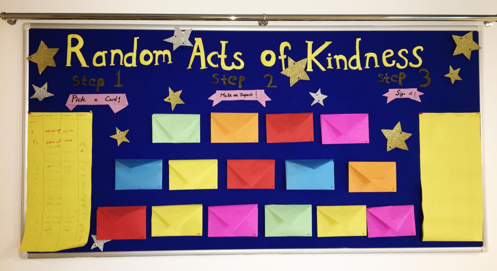 Etkin Kolej | Random Acts of Kindness (İyilik Dolu Pano)